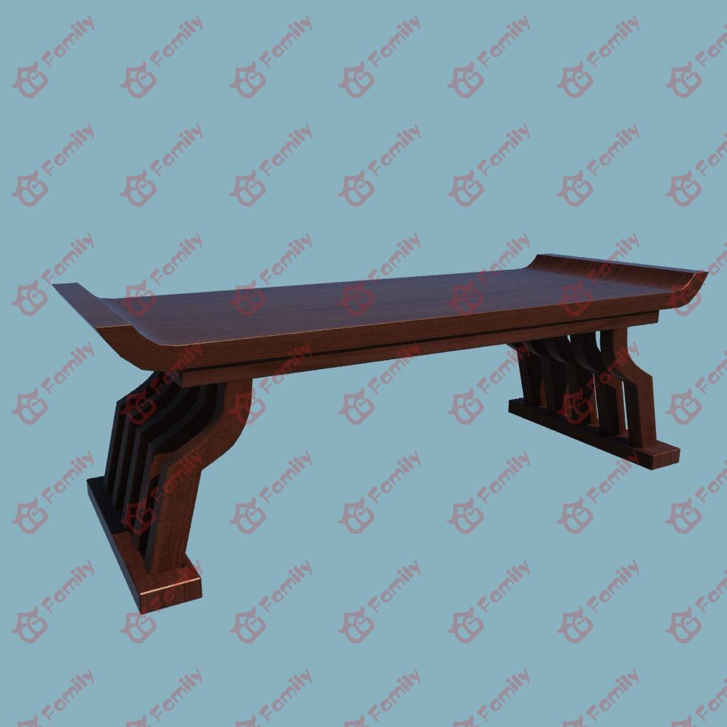 古风复古清朝家具 书桌 毛笔砚台 古代 案桌 条桌