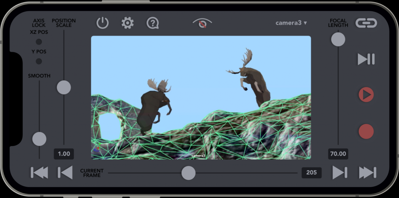 VirtuCamera for Blender-带iOS设备的摄像头mocap